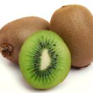 Picture of multiple kiwifruits with one sliced open.